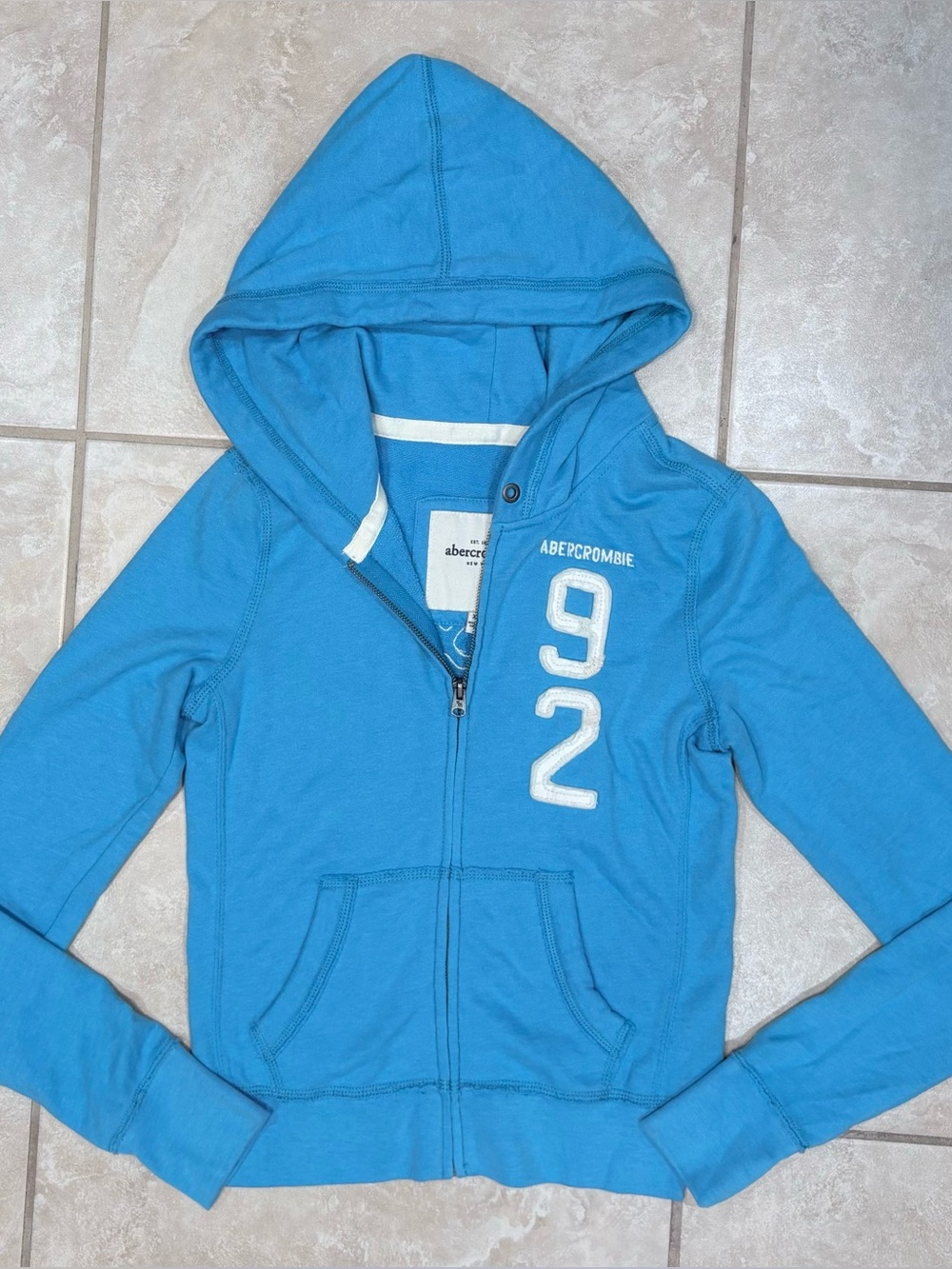 🦋Vintage Y2K Abercrombie & Fitch Full Zip Hoodie Child Size🦋